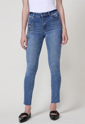 Slim fit jeans - azul osc   dark blue