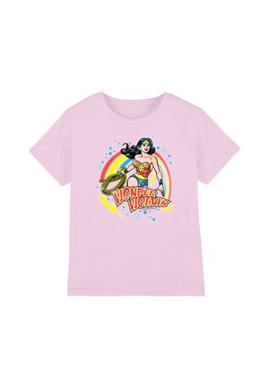 Cotton Soul, WONDER WOMAN WONDER AIRBRUSH UNISEX - Print T-shirt - pink