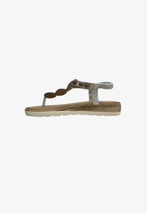 MAR SOLER, MAROA - Sandalias de dedo - plata