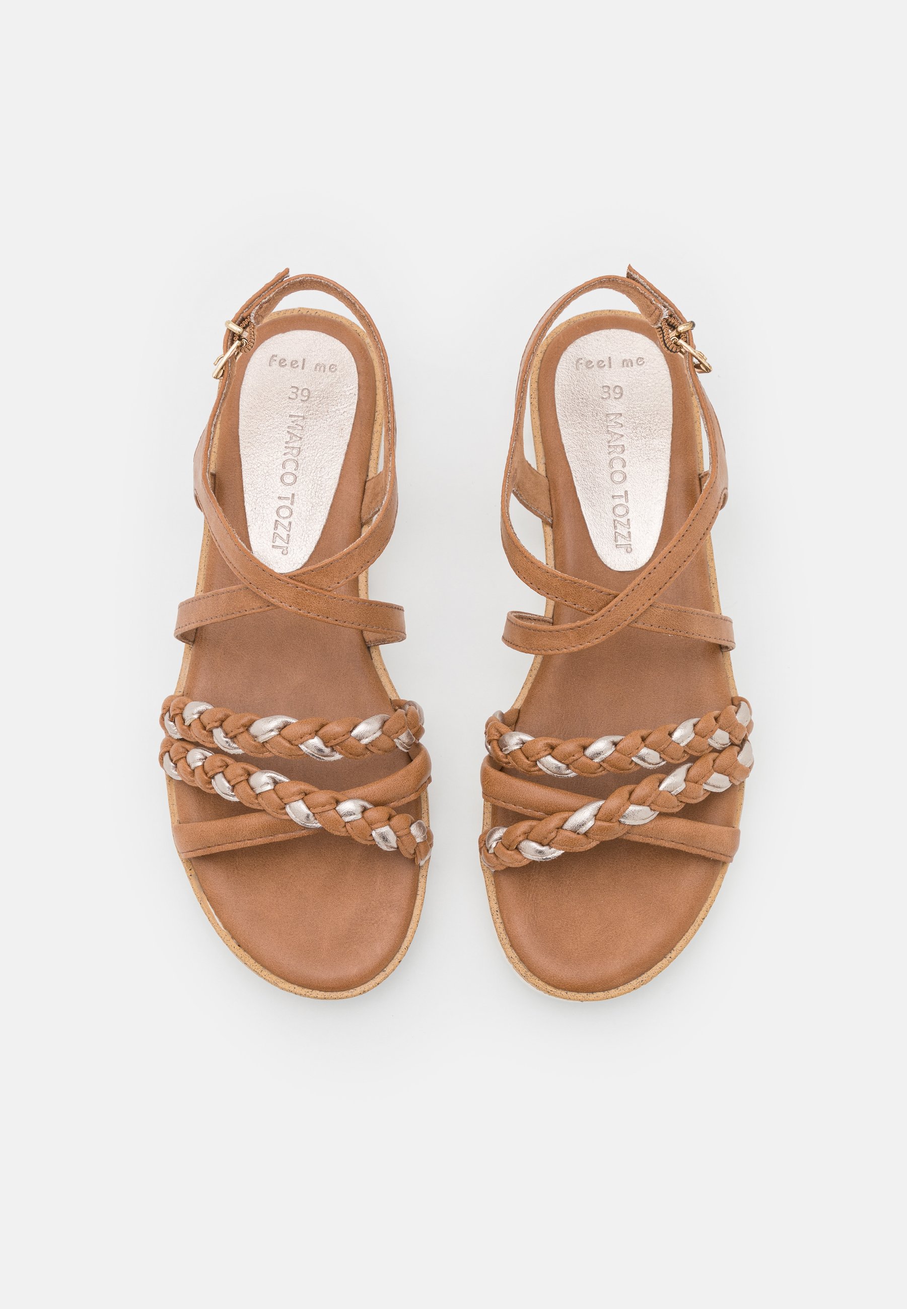 Marco Tozzi Sandalen - cognac/cognac - Zalando.nl