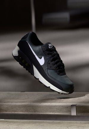 AIR MAX 90 - Trainers - black/white/metallic silver-coloured