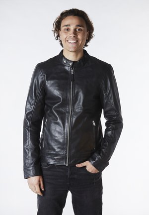 RACER - Leren jas - schwarz