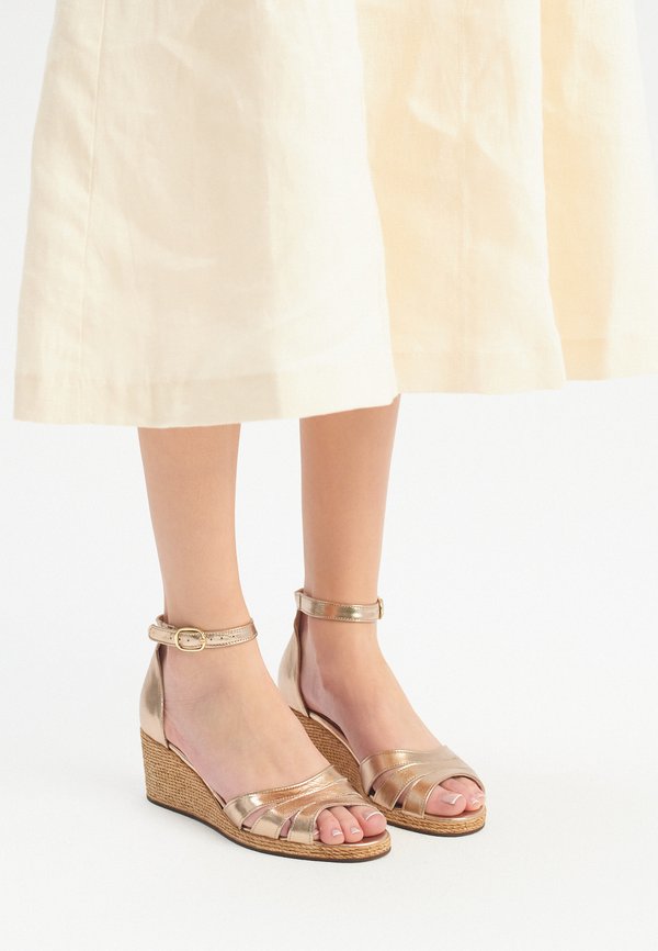 Espadrille - platynowy sw