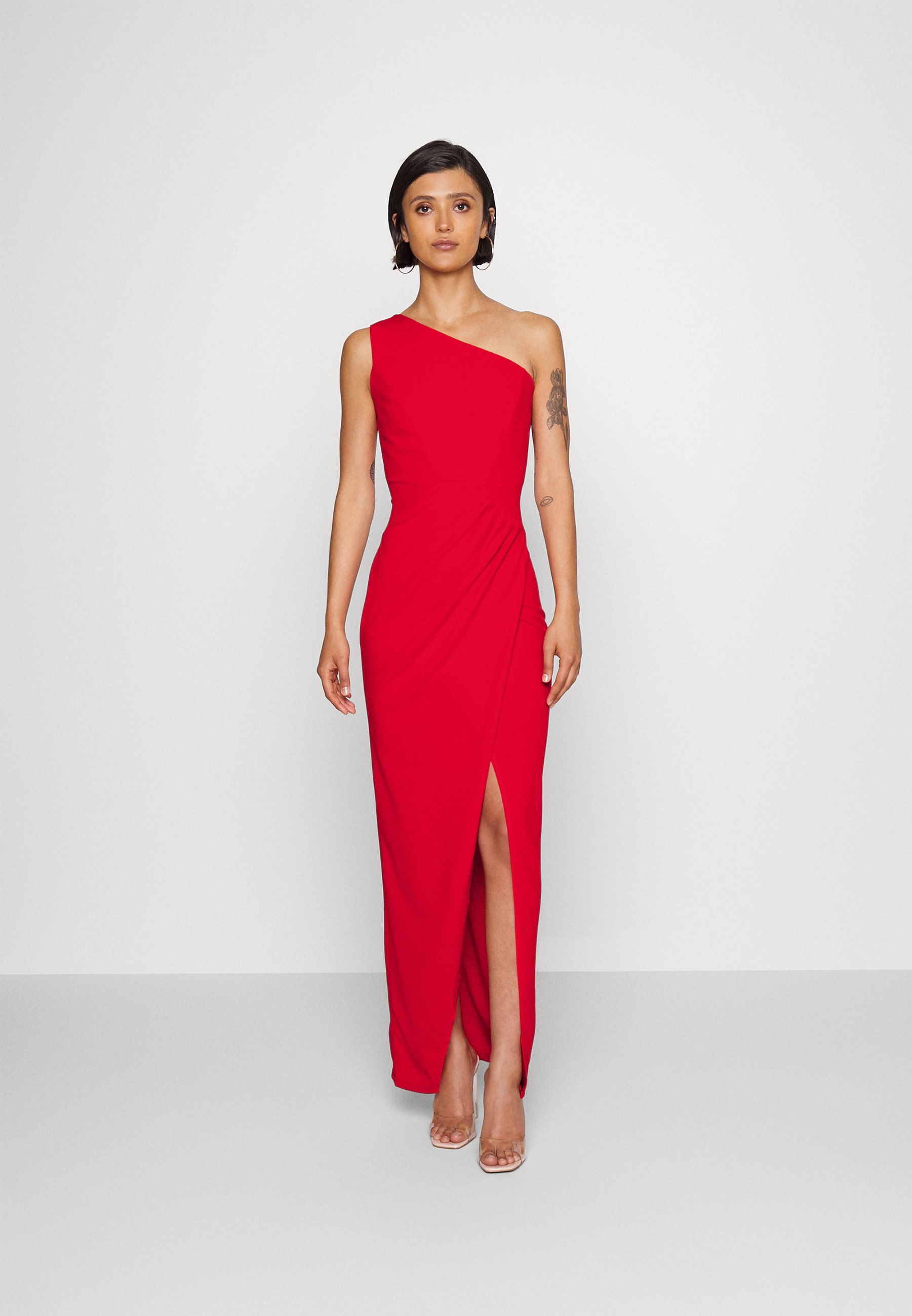 WAL G. CHARMAINE ONE SHOULDER DRESS - Galajurk - red/rood - Zalando.nl