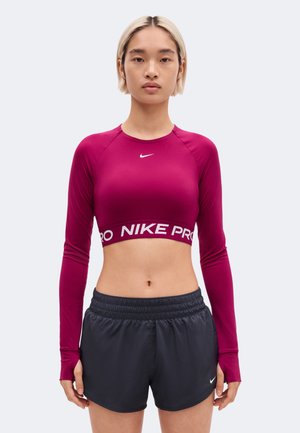 Nike Performance, 365 CROP - T-shirt à manches longues - true berry/white