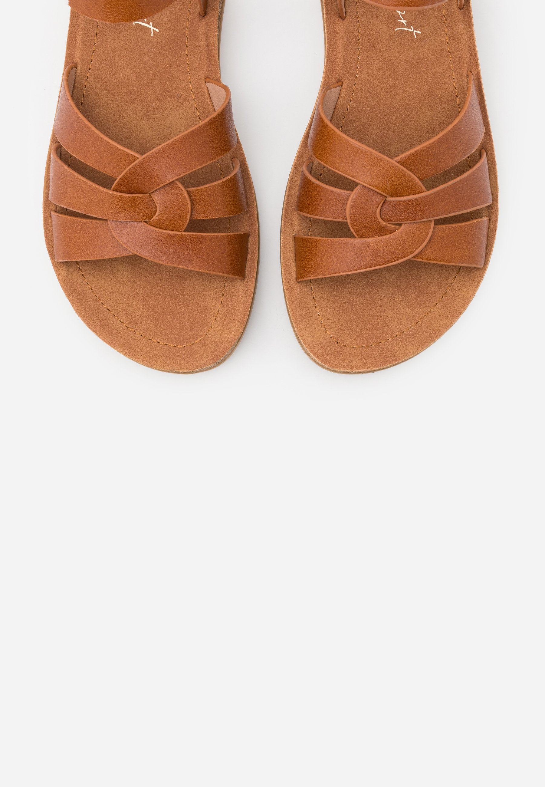 wide fit tan sandals