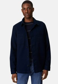 Marks & Spencer PURE COTTON WAFFLE OVERSHIRT - Let jakke / Sommerjakker - dark navy