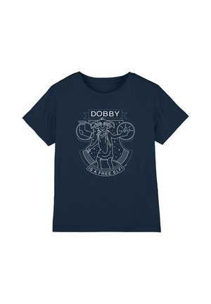 Cotton Soul, HARRY POTTER DOBBY THE FREE ELF UNISEX - T-Shirt print - dark blue