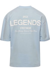 Dropsize HEAVY V2 EMBO - T-shirts print - baby blue