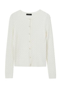 TRECCE  - Gilet - bianco