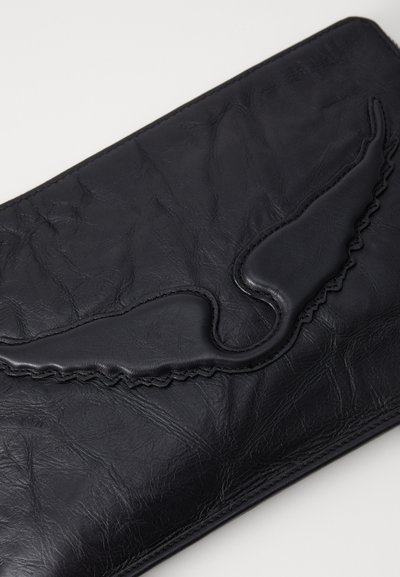 Zadig & Voltaire POUCH WINGS  - Alkalmi kézitáska - black