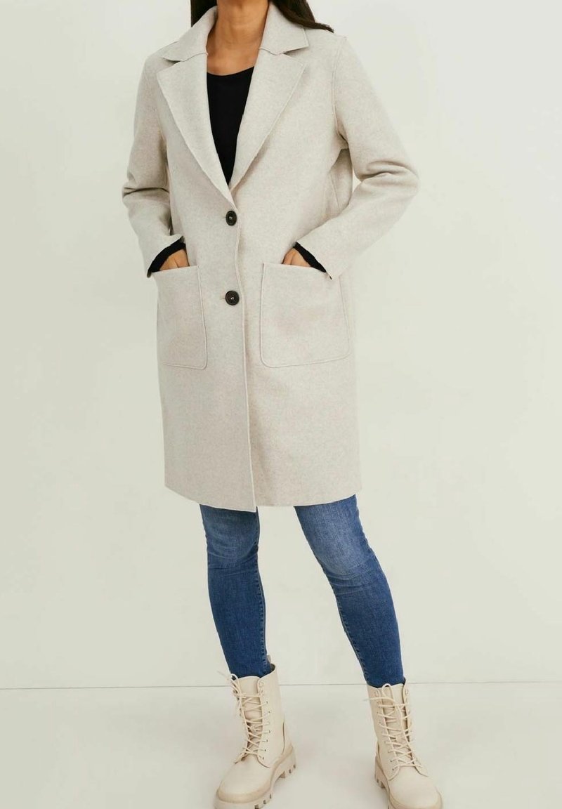 C&A - Manteau classique - beige, Agrandir