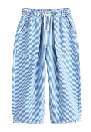 Next PULLON BARREL - Jeans baggy - stripe