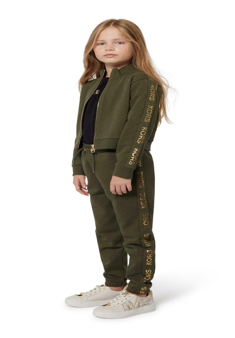 Michael Kors Kids Sweater met rits - vert camouflage