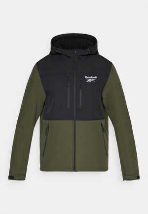 Reebok, SOFTSHELL LIGHTWEIGHT FULL ZIP - Chaqueta softshell - olive