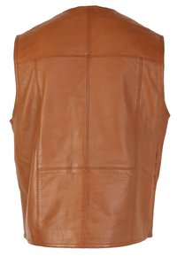 Ricano Vest - cognac glattleder