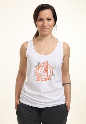 MARVEL CLASSIC AVENGER FLORAL - Top - white