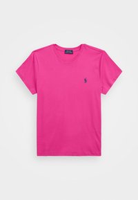 COTTON JERSEY CREWNECK T-SHIRT - Pamata T-krekls - bright pink