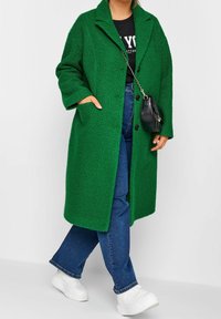 Yours Clothing Klasický kabát - green
