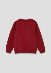 s.Oliver MIT FRONTPRINT - Sweatshirt - rubinrot