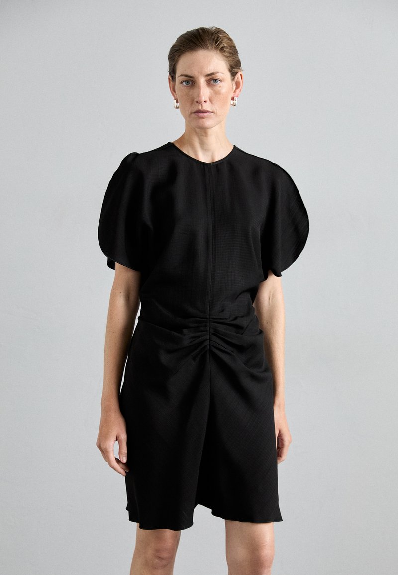 Victoria Beckham - GATHERED WAIST MINI DRESS - Cocktailkjole / festkjole - black, Forstør