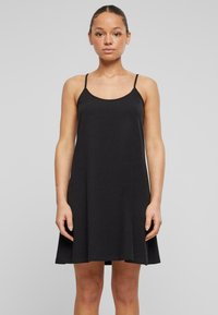 Urban Classics - STRETCH HANGER - Jerseyjurk - black Miniatuurafbeelding 1