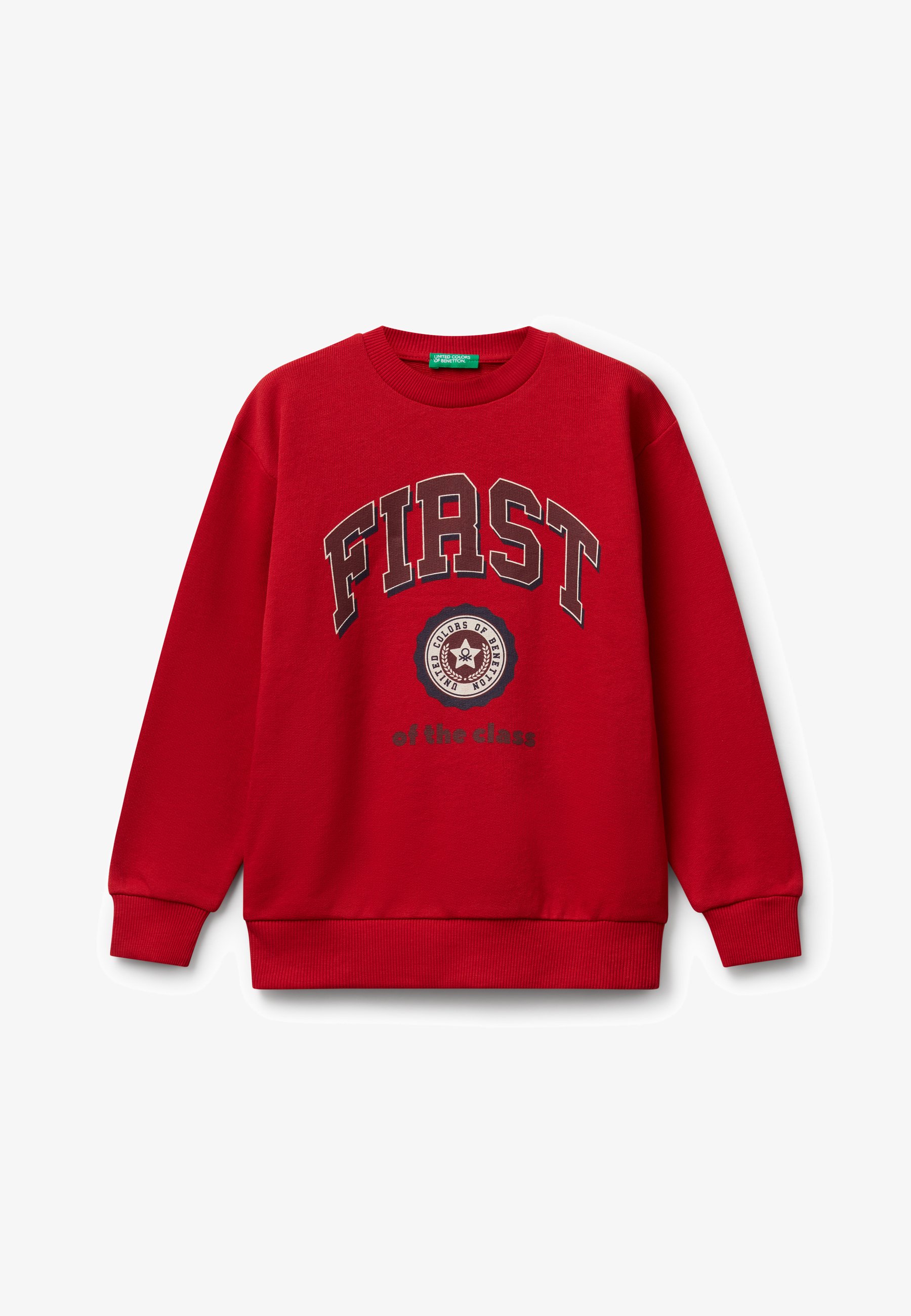 United Colors of Benetton LONG SLEEVE Sudadera red/rojo
