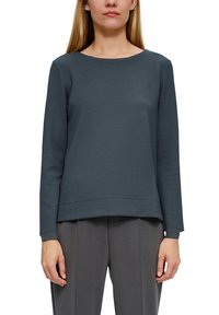s.Oliver JACQUARD - Strickpullover - olivgrün
