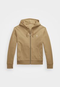 DOUBLE KNIT FULL ZIP HOODIE - Jaka ar rāvējslēdzēju - desert khaki