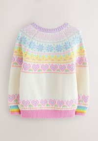 Little Bird REGULAR FIT - PASTEL FAIRISLE KNITTED FAMILY CHRISTMAS - Trui - white