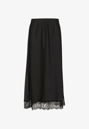 Kaffe HILDA  - Maxi skirt - black deep