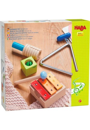 HABA KLANGSPIEL-SET KLANGFREUDE, KLANGSPIELZEUG AB 2 JA - Spielzeug-Instrument - multi coloured