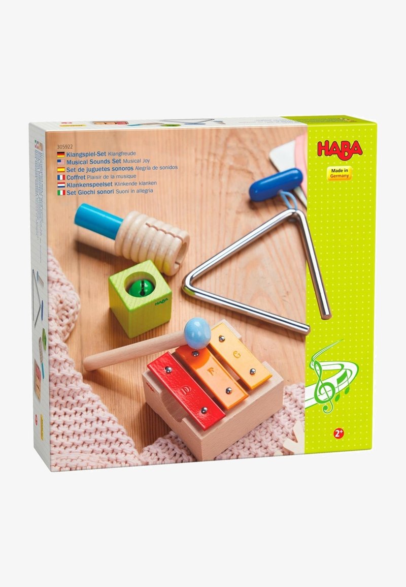 HABA KLANGSPIEL-SET KLANGFREUDE, KLANGSPIELZEUG AB 2 JA - Instrument de musique - multi coloured
