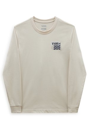 Langærmet T-shirt - beige