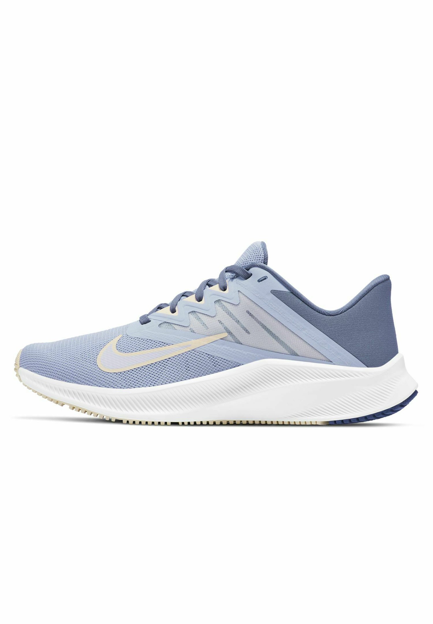 Nike Performance QUEST 3 - Laufschuh Neutral - platinum tint/metallic red  bronze/grau - Zalando.de