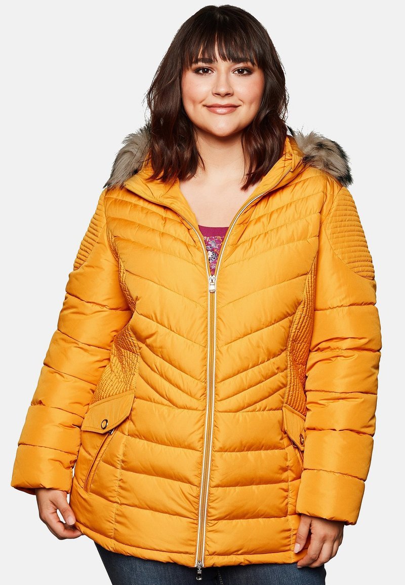 Damen Leichte Jacken | Sheego Winterjacke mustard yellow/senf - DW96692 Damen Leichte Jacken | Sheego Winterjacke mustard yellow/senf - DW96692