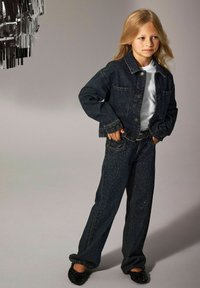 Name it STRASS - Traper jakna - dark midnight denim