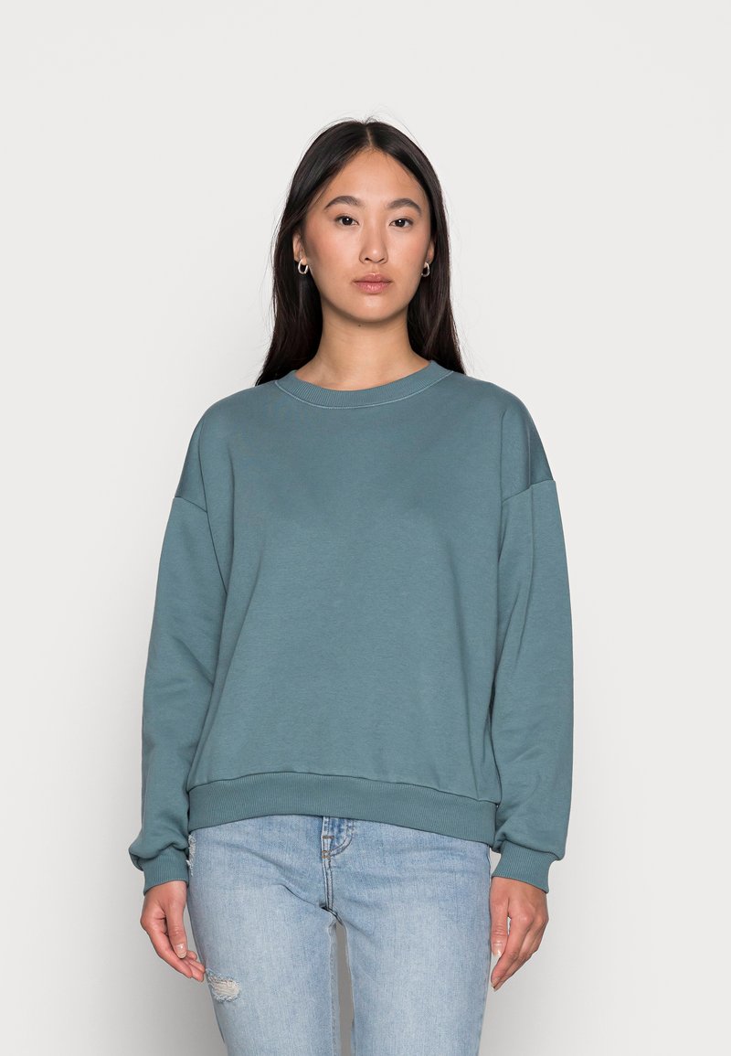 Damen Strickjacken | b.young BYSAMMIA CREW NECK Strickpullover goblin green/grau - IF70146 Damen Strickjacken | b.young BYSAMMIA CREW NECK Strickpullover goblin green/grau - IF70146
