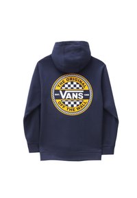 Vans CIRCLED CHECKER PO - Felpa con cappuccio - dark blue