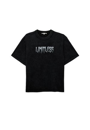 PRINTED OVERSIZED  - Camiseta estampada - black