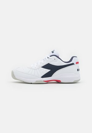 S.CHALLENGE 3 SL CARPET - Carpet court tennis shoes - white/blue corsair