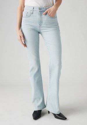 726™ FLARE - Zvonové džínsy - light-blue denim