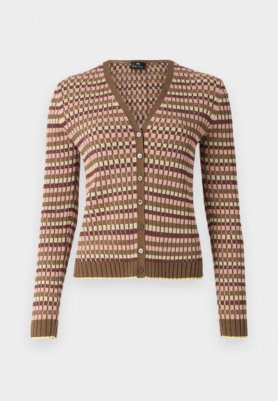 PS Paul Smith CARDIGAN BUTTON THRU - Gilet - green
