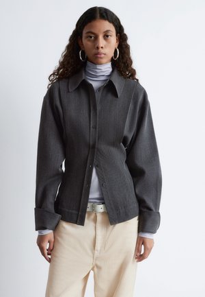 Hemdbluse - dark grey