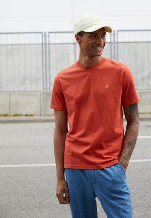 SHORT SLEEVE LOGO - T-shirt basique - spicy orange