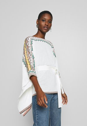 PULLOVER INTARSIA PATTERN - Strikkegenser - off-white