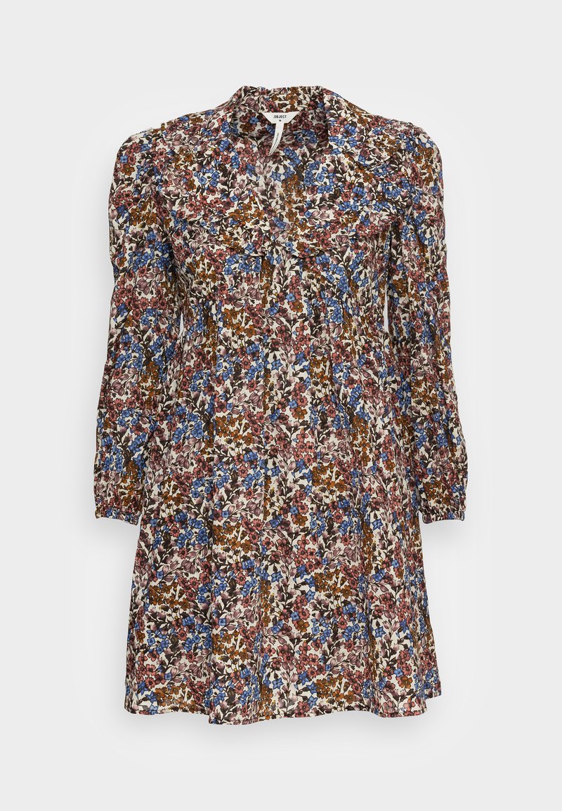 Object Petite Jurk blauw