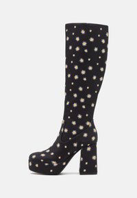 Anna Field Stivali con i tacchi - black
