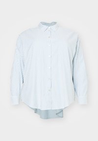 VMCNORA OVERSIZE - Button-down blouse - blue jasper/bright white