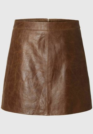 Selected, Jupe en cuir - delicioso
